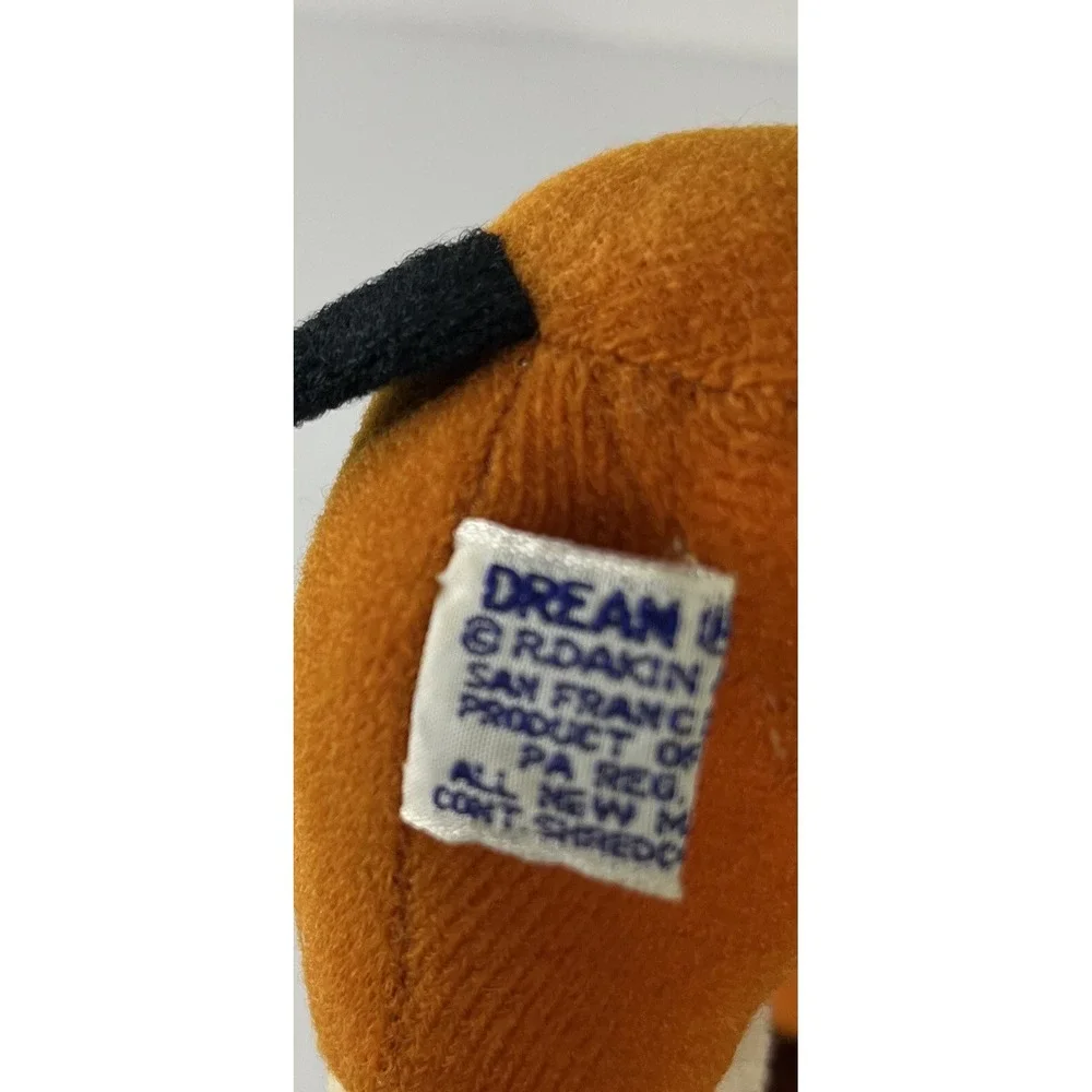 Vintage Dakin Dream‎ Pets Brown and Orange Dog Stuffed Animals 1977-78 Plushies